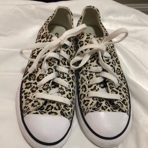 Cheetah Print Converse